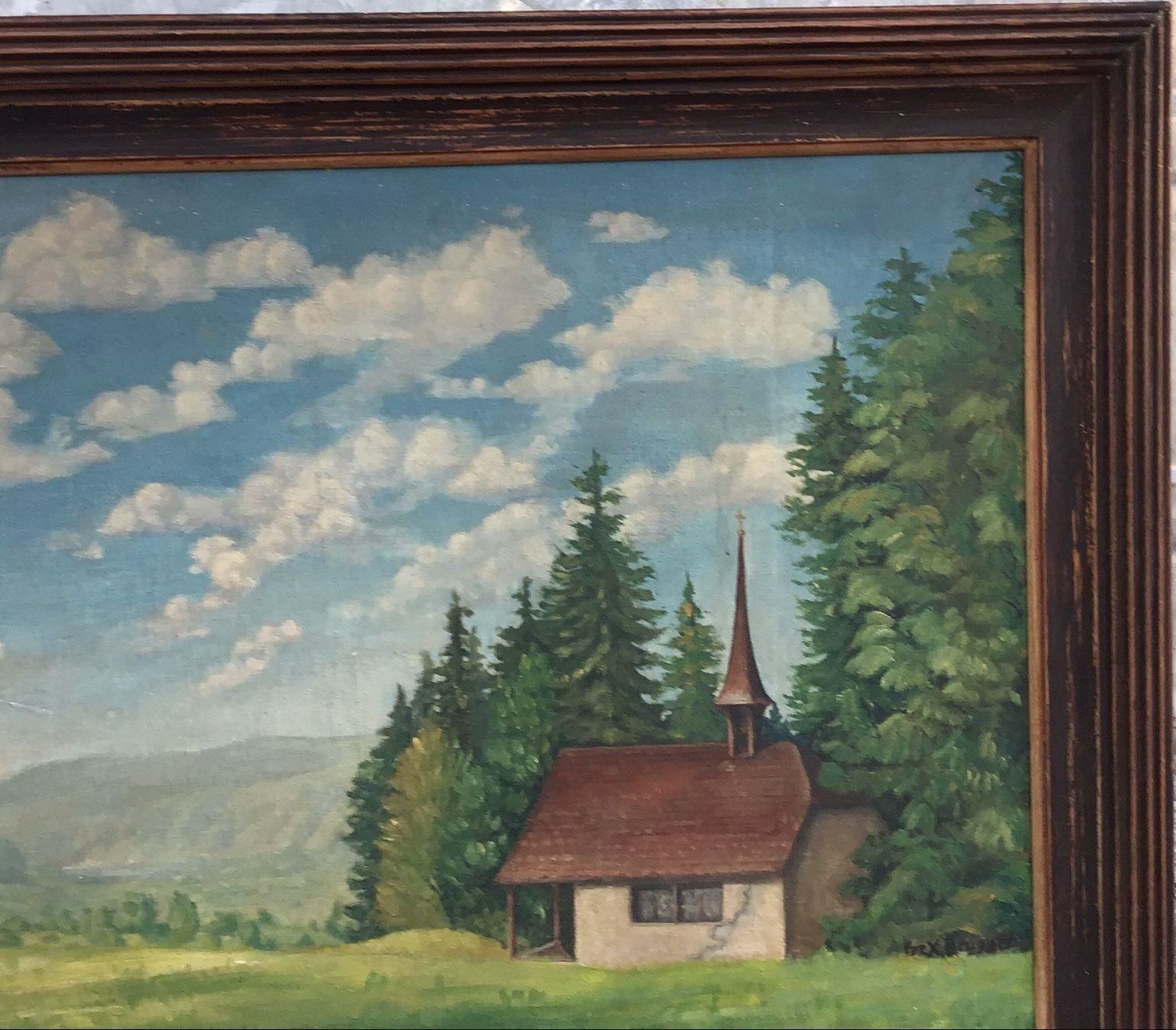 Dipinti: Franz Brügger Original Gemälde – Usato da Müllheim Dorf venduto da Othmar73 4
