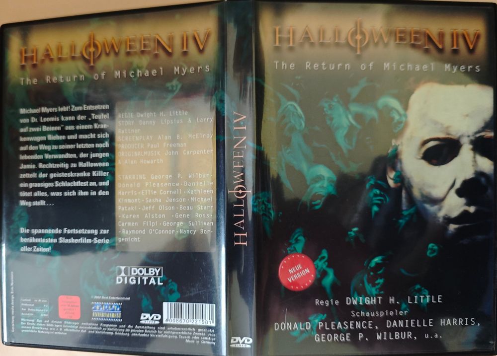 Halloween IV - The return of Michael Myers (Gebraucht) in Laufenburg ...