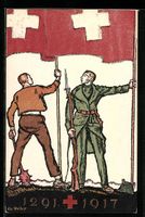 Schweizer Bundesfeier 1917, Soldat und A