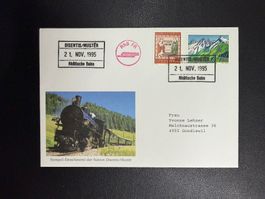 Bahnpostbeleg Rhätische Bahn 1995