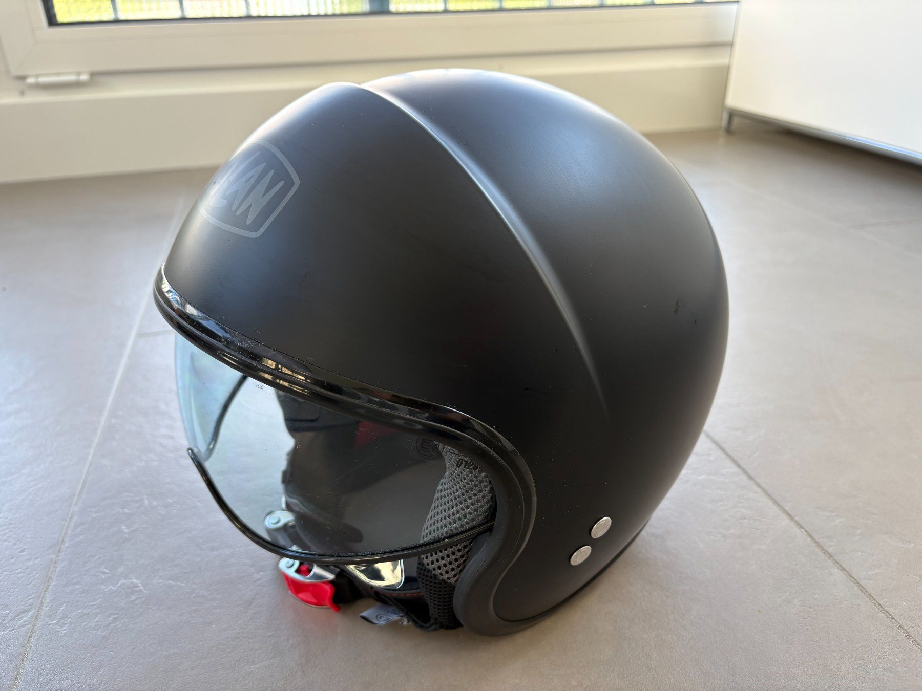Caschi & visiere: Motorradhelm, Jethelm, Nolan, Schwarz, Grösse M – Usato da Pfäffikon SZ venduto da Gerhardmueller