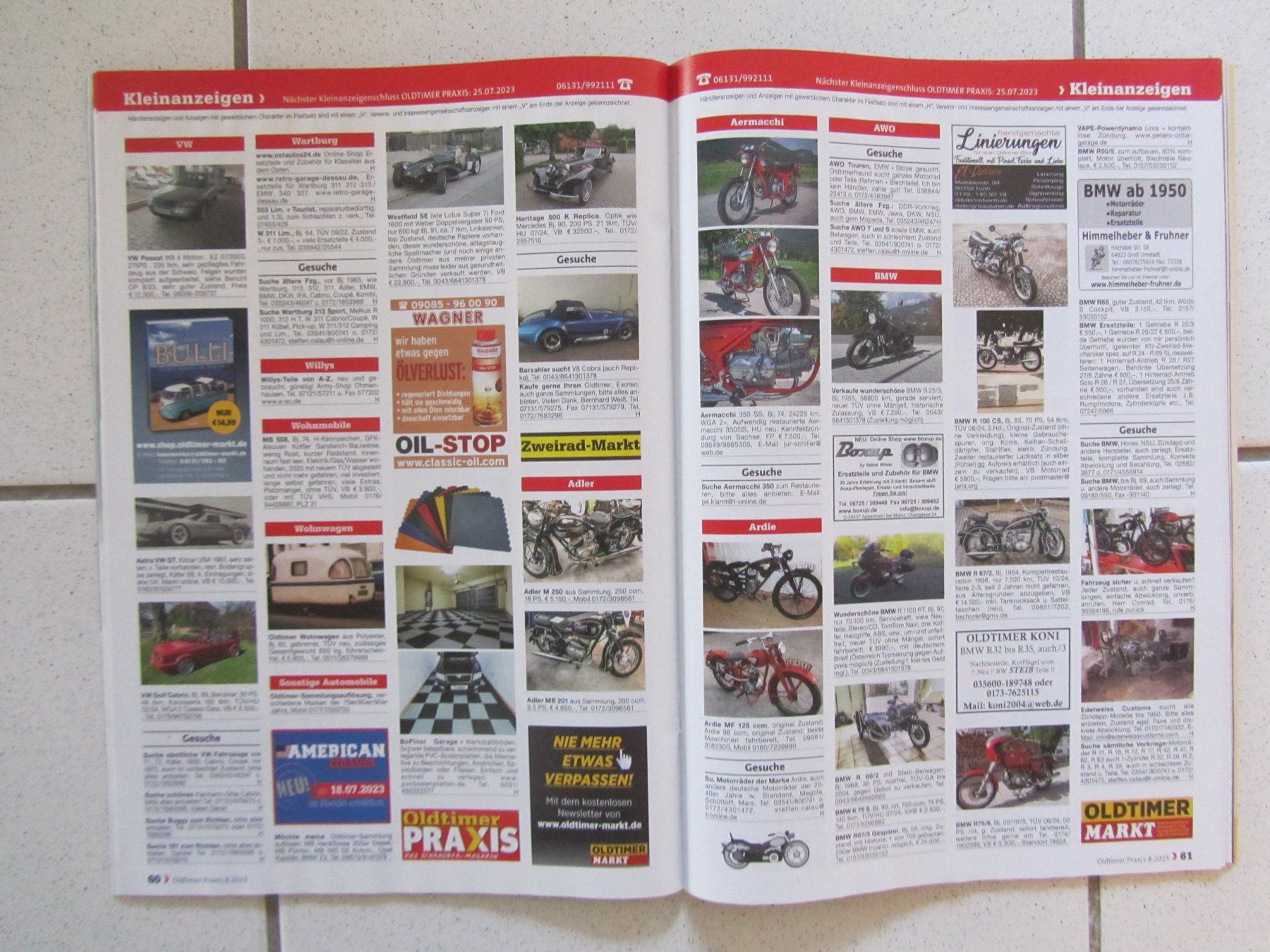Zeitschriften & Magazine: Oldtimer Praxis, das Schrauber-Magazin, August 2023 – Gebraucht aus Weiningen ZH von dietsch57 5