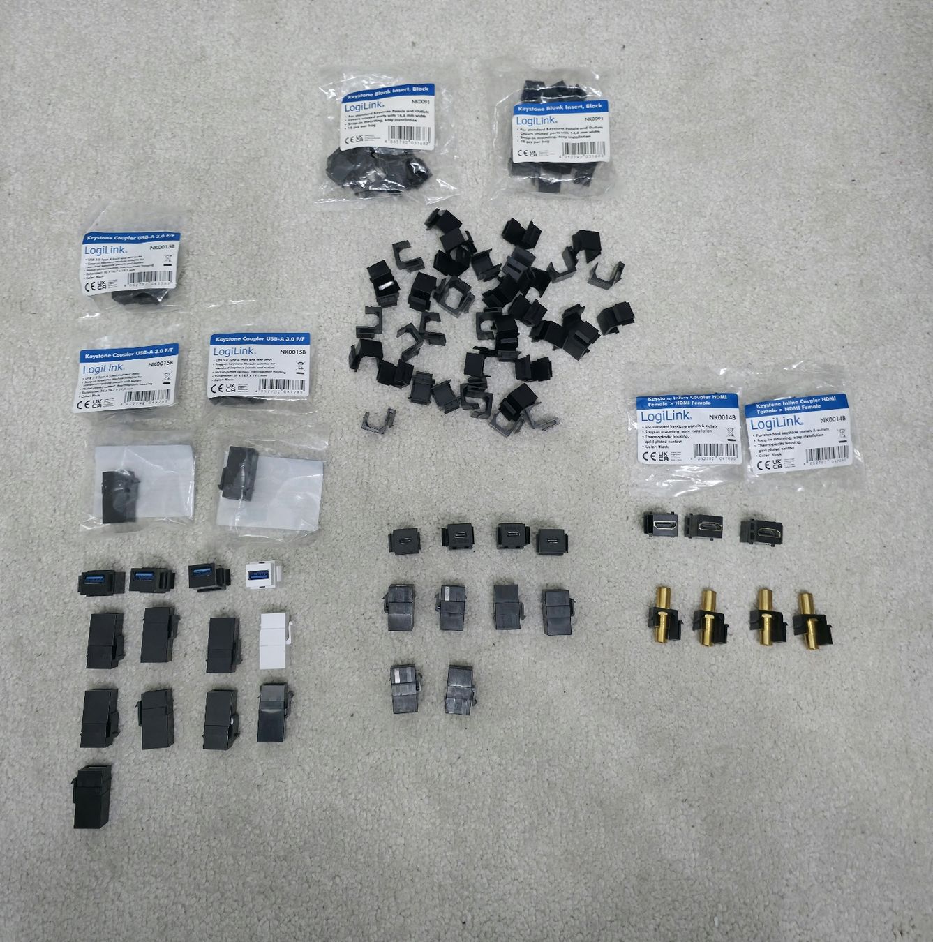 Racks & Ständer: Modules Keystone Set 97 Pcs – Neu und originalverpackt aus Embrach von niz_8sff