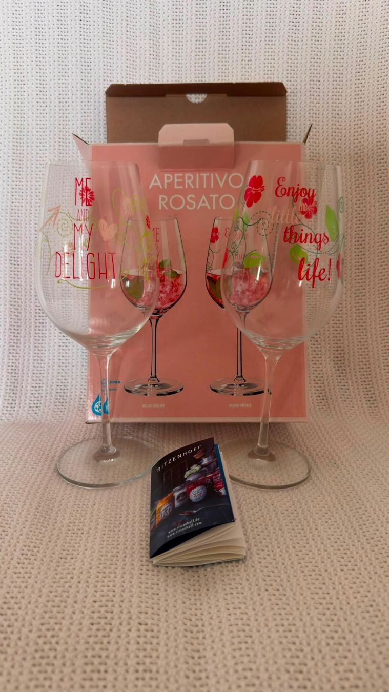 Ritzenhoff Bicchieri: Ritzenhoff Aperitivo Rosato Gläser neu – Nuovo e nell'imballaggio originale da Hunzenschwil venduto da Blueberryqueen