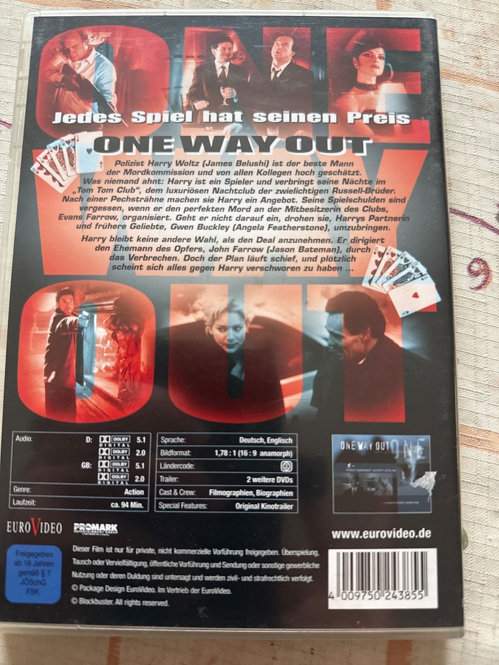 Tutti i DVDs: One Way Out – Usato da Schaffhausen venduto da D-MAC 1