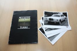 Bentley Mulsanne Turbo Pressemappe/Prospekt/Fotos Genf 1982