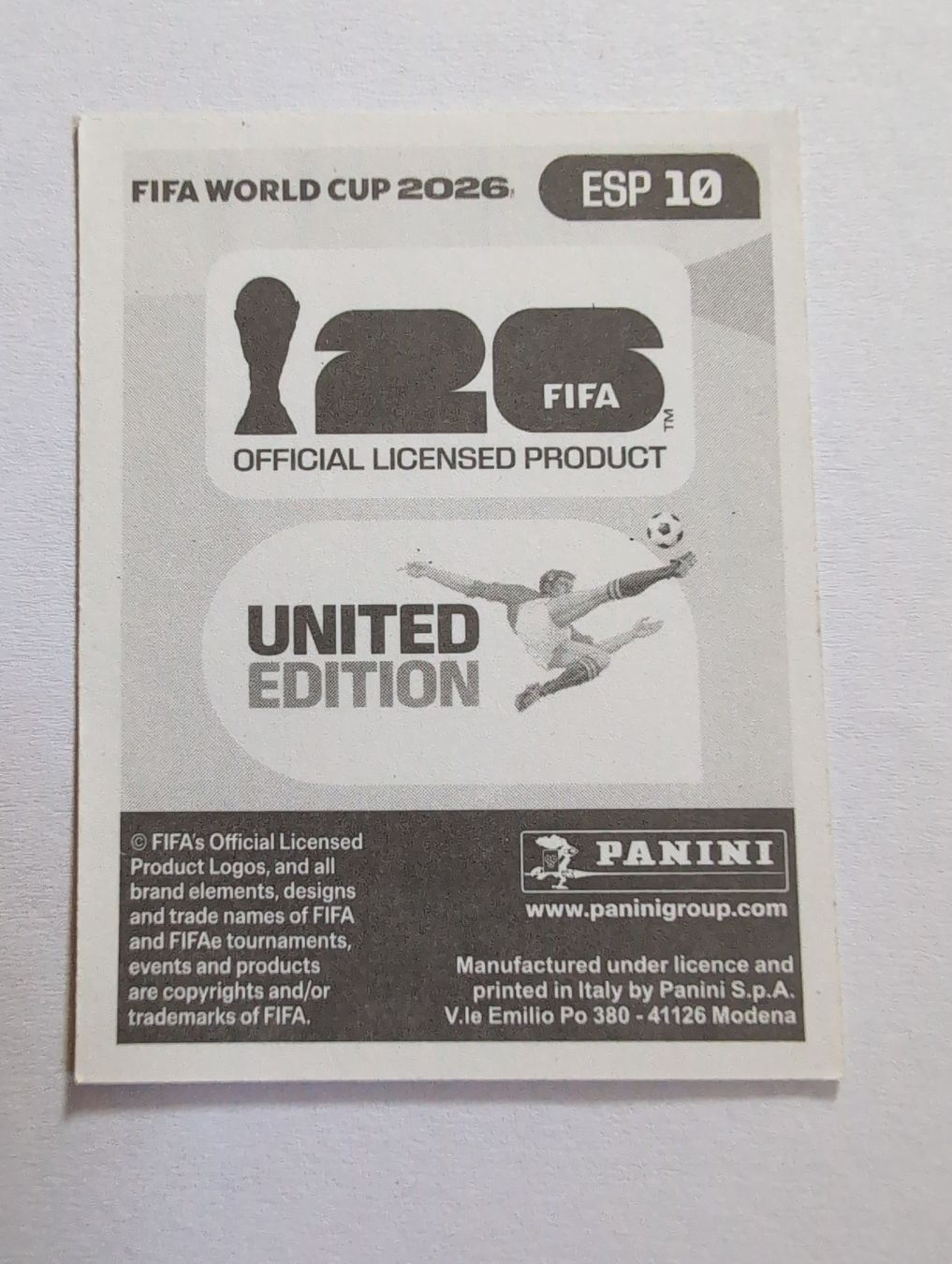 Panini Carte collezionabili: Esp 10 panini wm sticker 26 rodri – Nuovo (secondo la descrizione) da Zürich venduto da Rolup 1