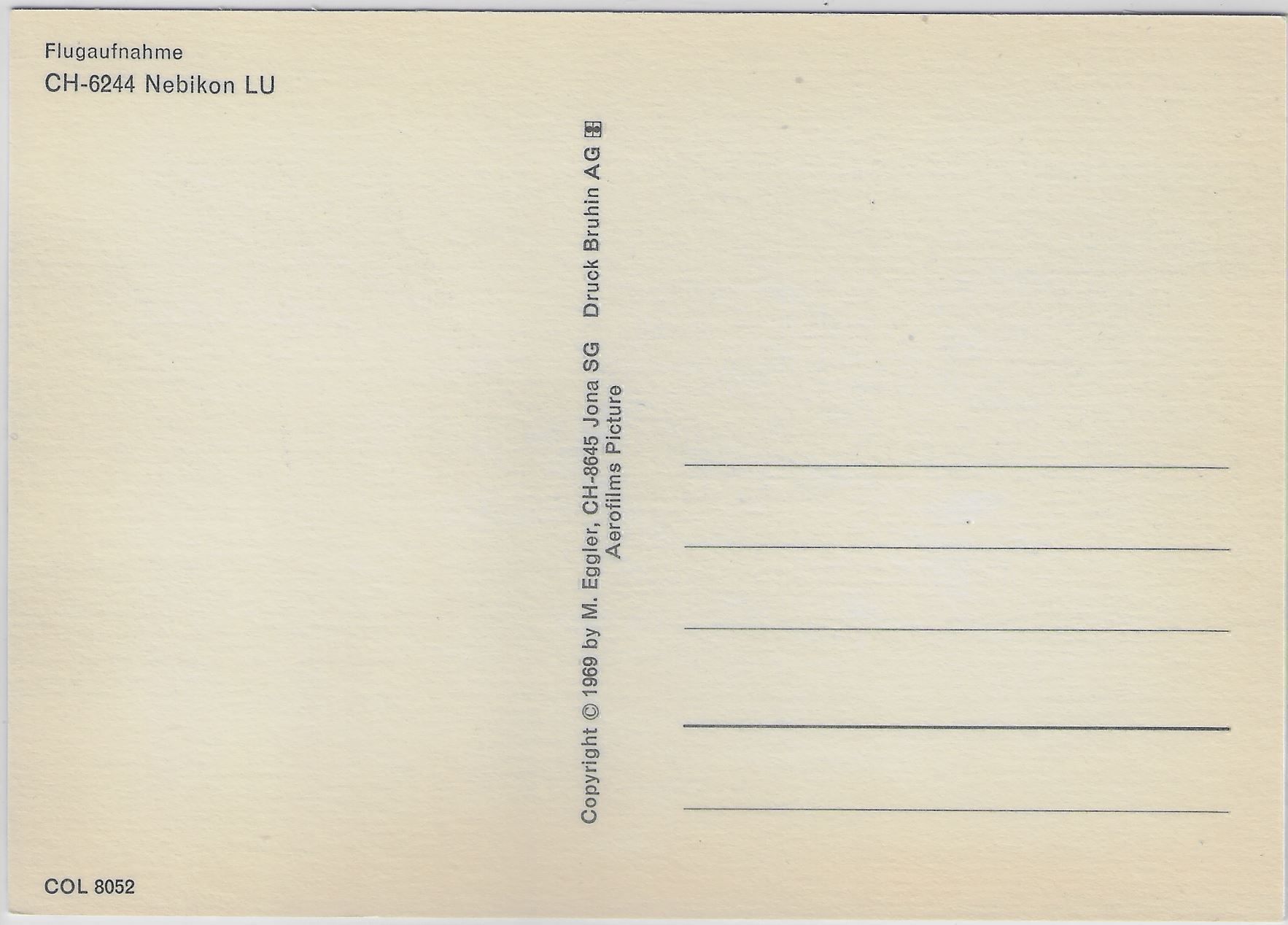 Cartoline postali: Flugaufnahme Nebikon LU – Antico da Ettingen venduto da Kartenplanet 1