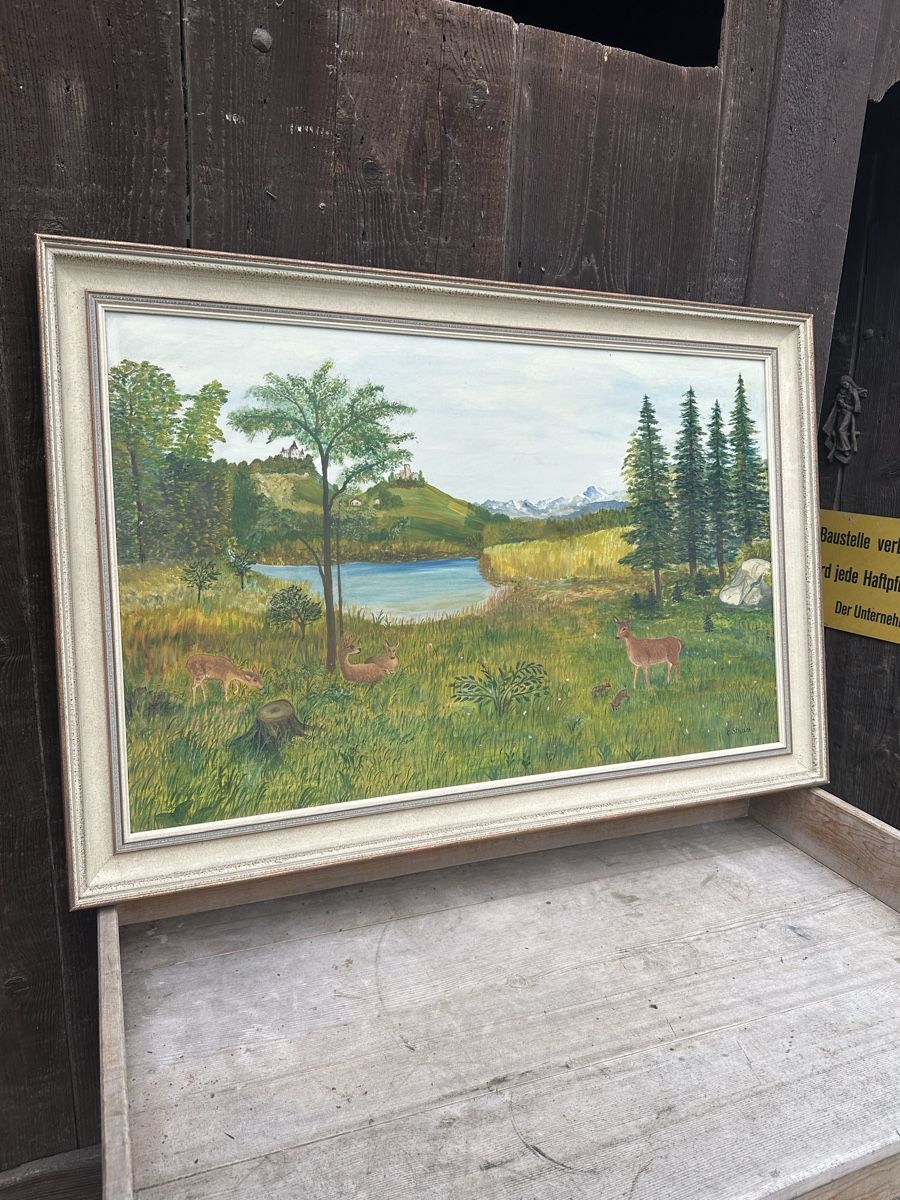 Gemälde: Ölgemälde Wandbild – Gebraucht aus Villmergen von Bezdupe