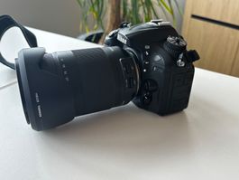Nikon D7200 inkl. Objektiv Tamron 18-400mm VC HLD