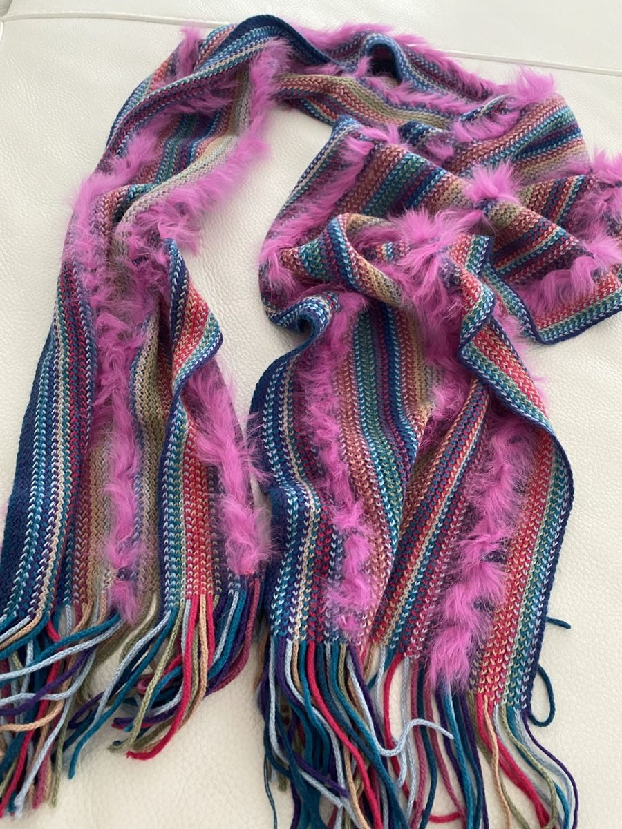 Codello Foulard & Sciarpe: Codello Schal  mit echt kanin fell 🌸 – Usato da Opfikon venduto da Luis144 6