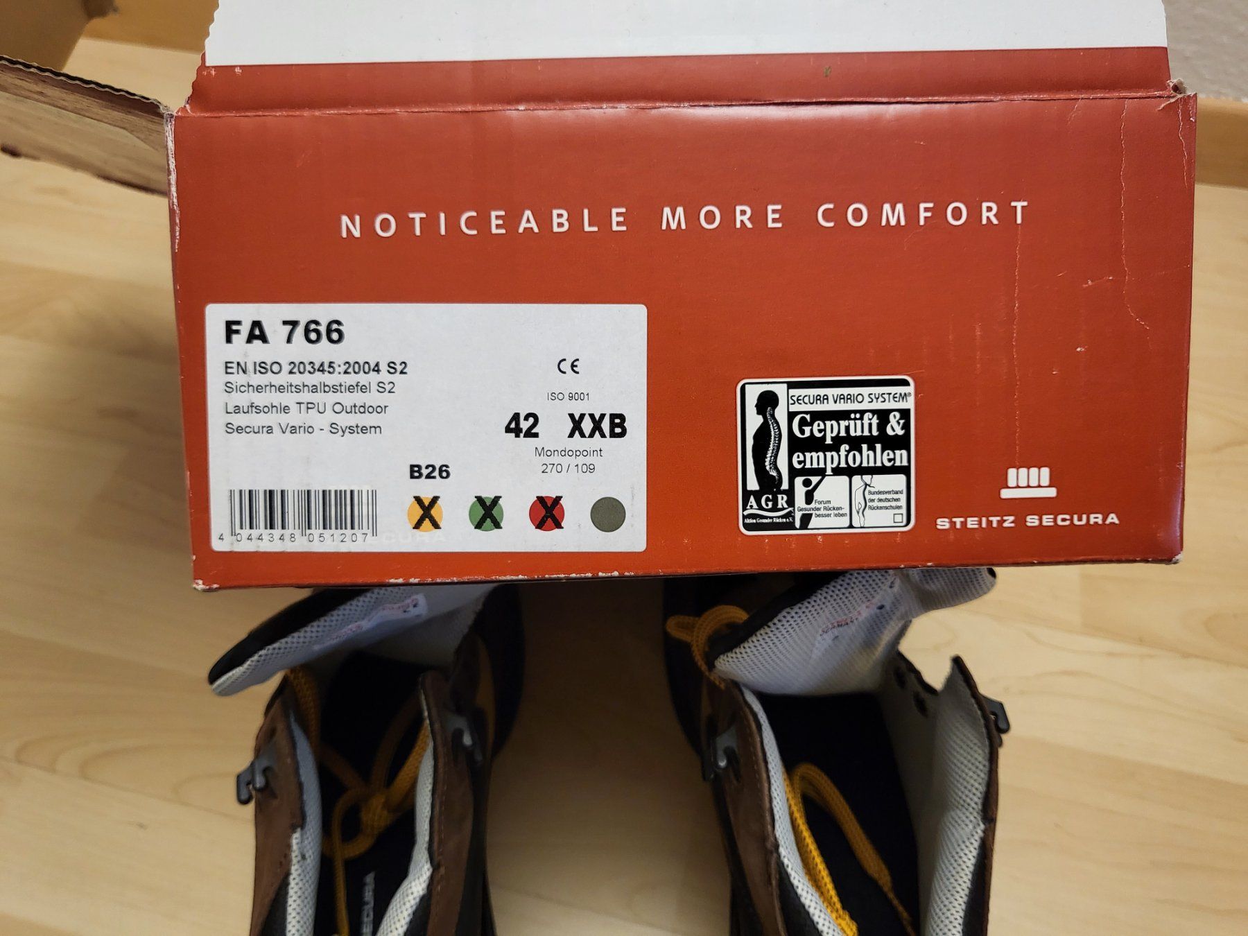 Chaussures hommes: Steitz Secura Arbeitsschuhe braun – D'occasion à Pfäffikon ZH par telve 5