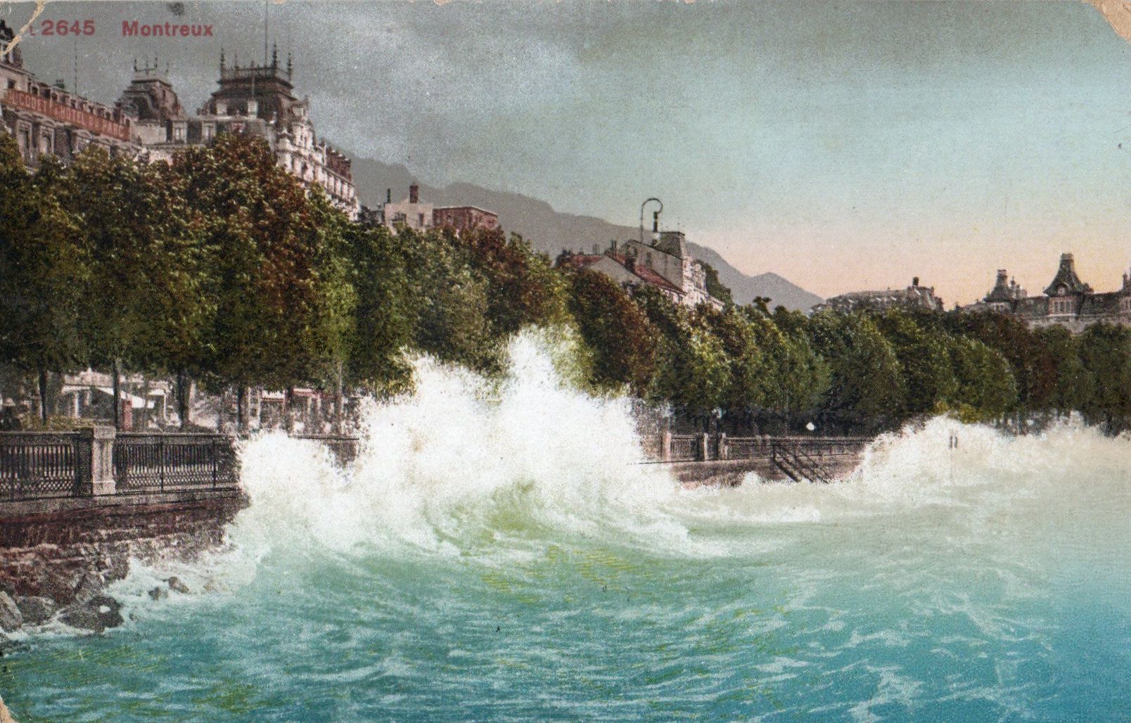 Ansichtskarten: Montreux – Gebraucht aus Melano von pisonsdro