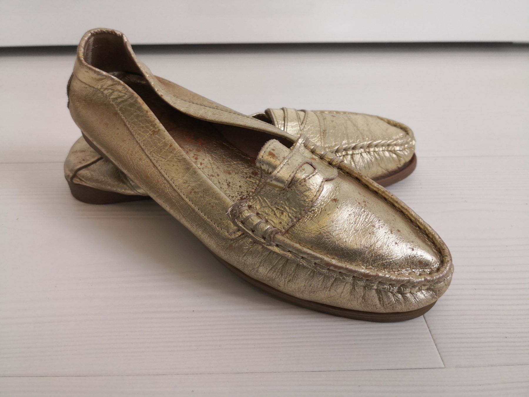 Scarpe da donna: 🤩RABBIT LEDER MOKASSIN-SCHUHE – Usato da Olten venduto da Naja-Twins-Twins 1