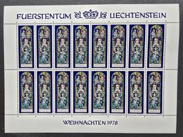 LI-Bogen "Kirchenfenster" ** (Z659) SBK 16.- (1978)