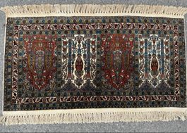 Wunderschöner Orientteppich, (Seide)Handgeknüpft, 122x70.cm