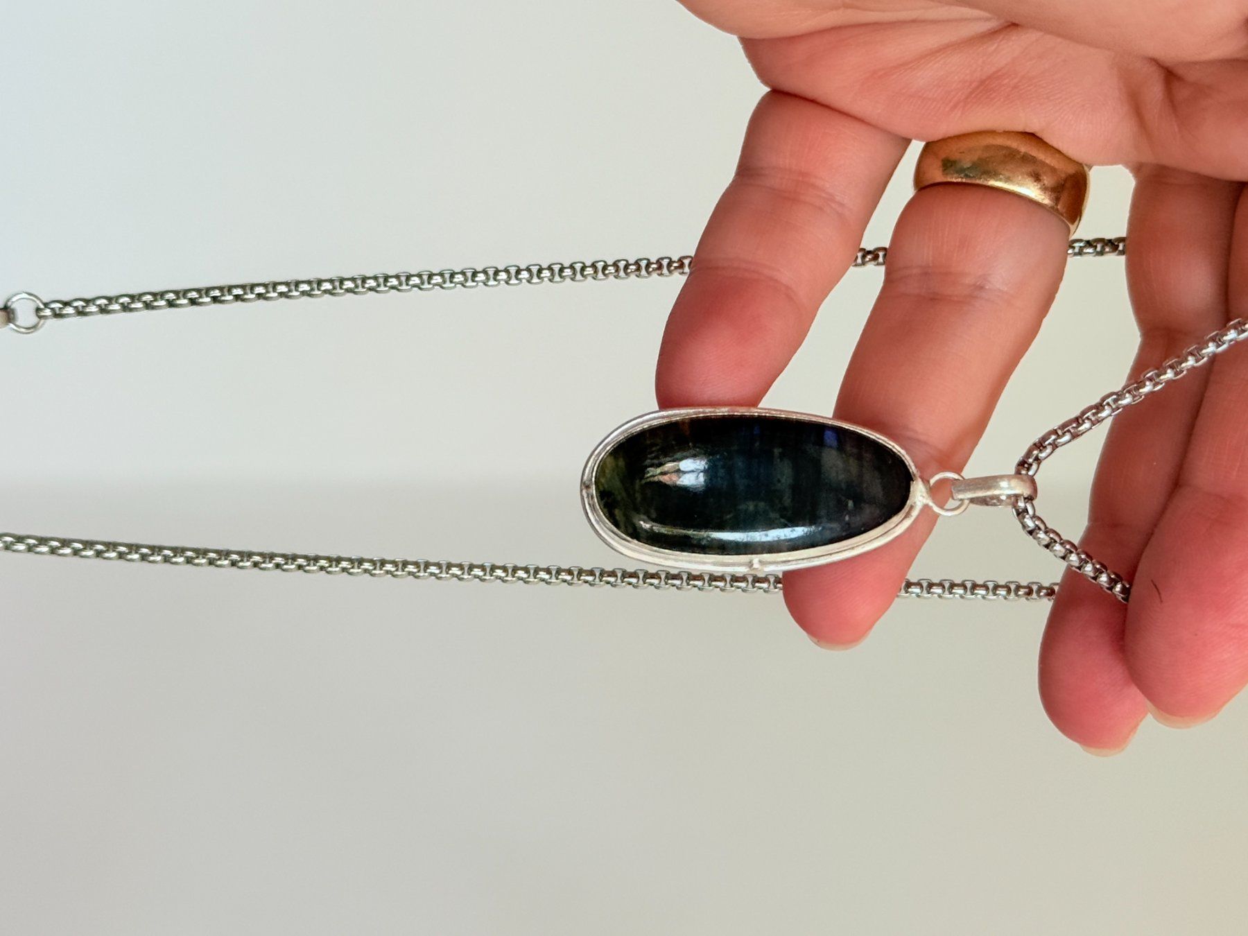 Catenine: Labradorite necklace – Nuovo e nell'imballaggio originale da Genève venduto da AGBERG 5