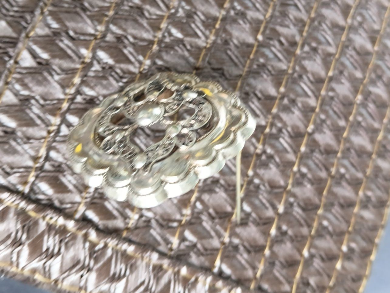 Spille & Fermagli: Antike Brosche Filigran Brosche Schmuck Silber 835 – Usato da Münchenbuchsee venduto da babilibern 4