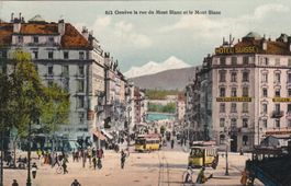 Genf mit Trams