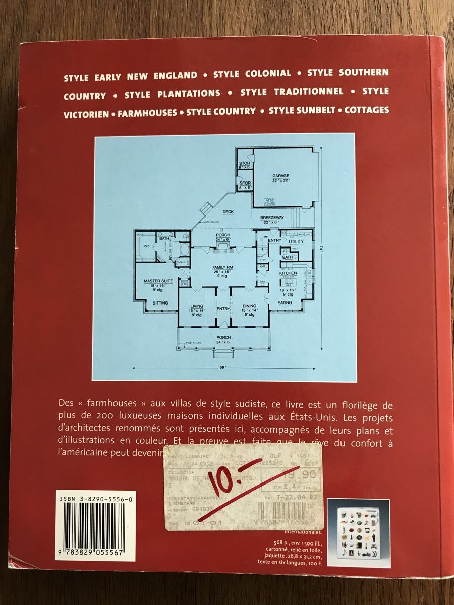 Libri: Maisons de Rêve en Amérique – Usato da Villeneuve VD venduto da sim_q5hp 7