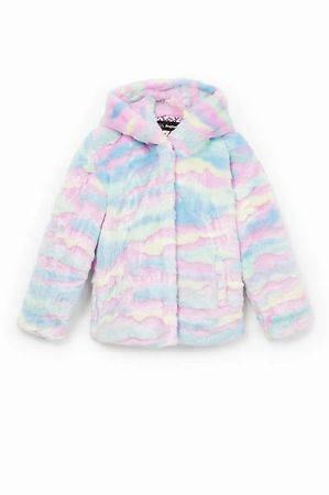 Bunter Desigual-Kinder-Mantel (Größe 9/10) - Fast wie neu!