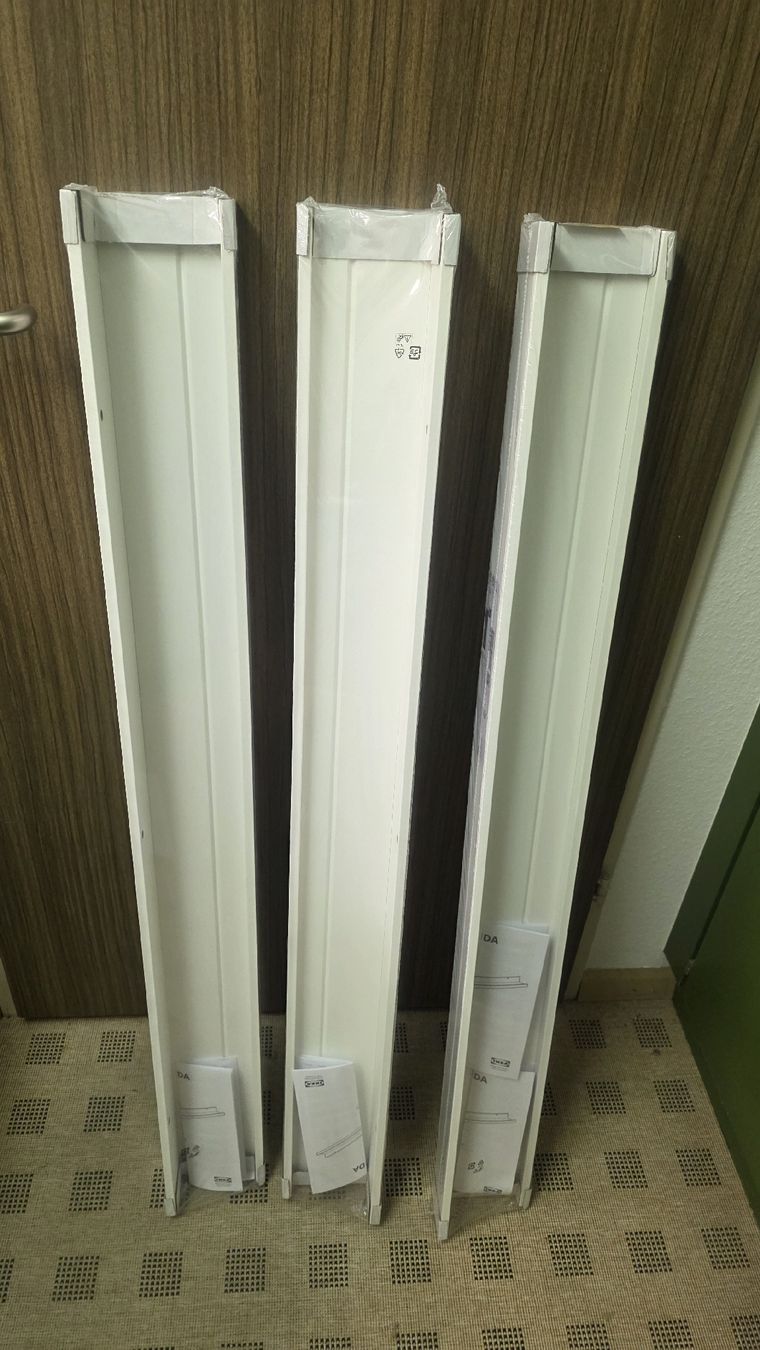 IKEA MOSSLANDA Bilderleiste Weiss 115cm 3 Stueck neu (Neu und originalverpackt) in Binningen für CHF 27 – nur Abholung auf Ricardo kaufen