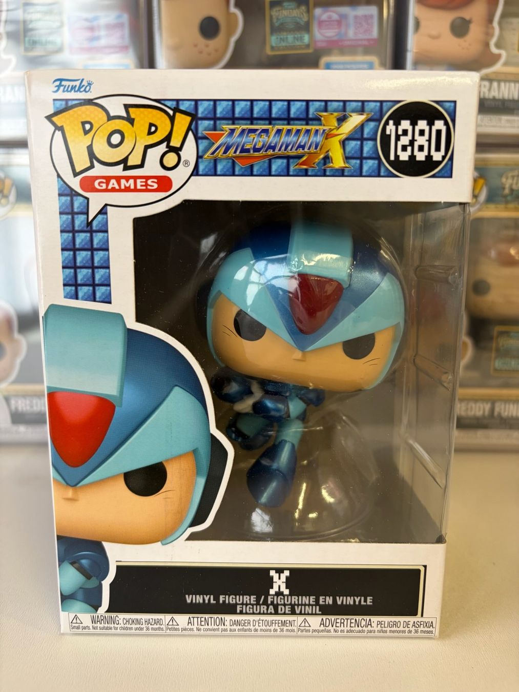Funko Statuette: Funko POP! Games Mega Man X - X – Nuovo e nell'imballaggio originale da Le Mouret venduto da perfectbijou