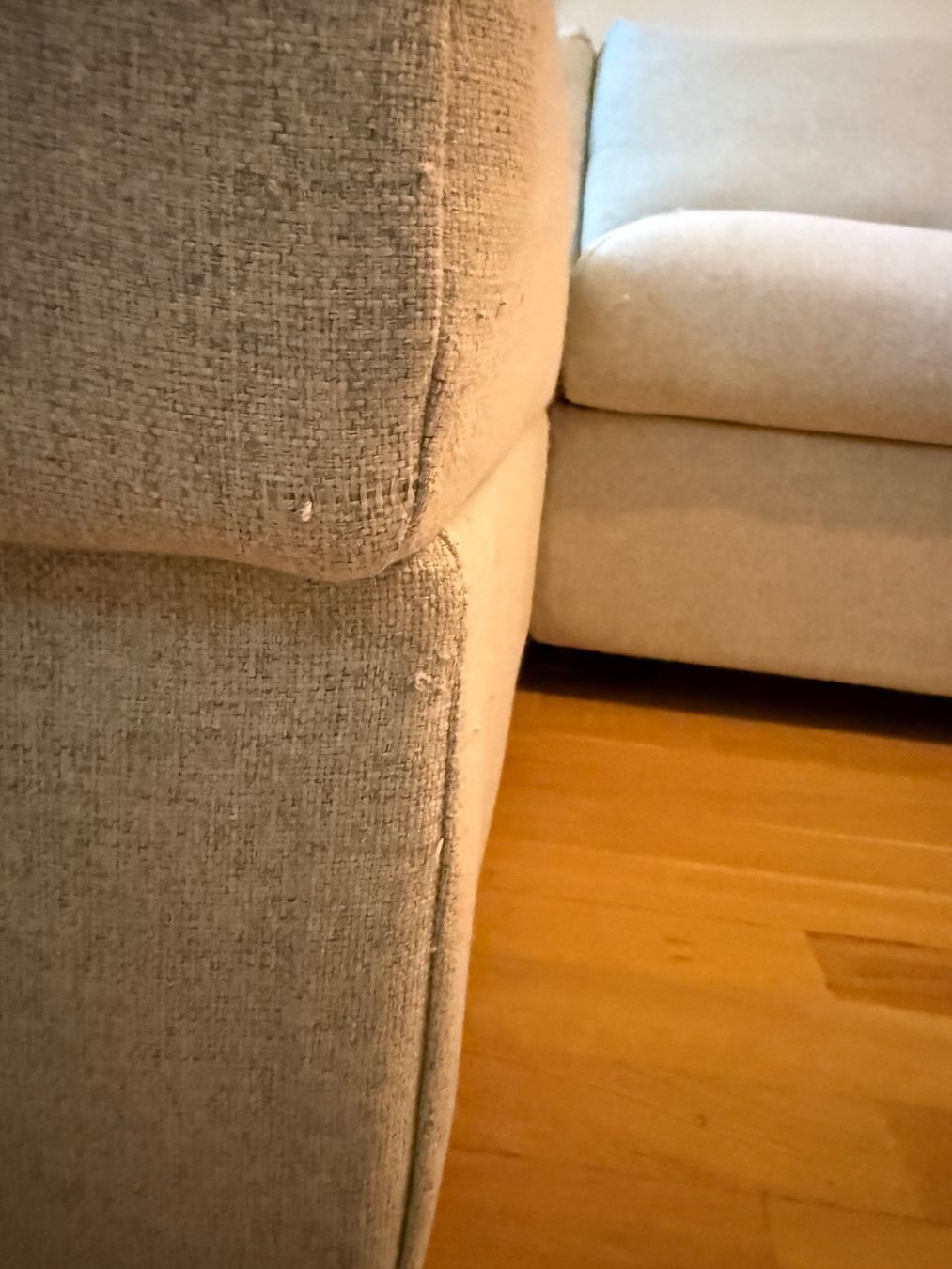 Ikea Sofas: VIMLE 3er-Bettsofa mit Récamiere, Gunnared beige – Gebraucht aus Basel von Tinkerbell01- 4