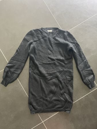 Strickkleid, schwarz, Gr. S