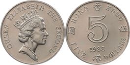 5 Dollar Hong Kong 1988