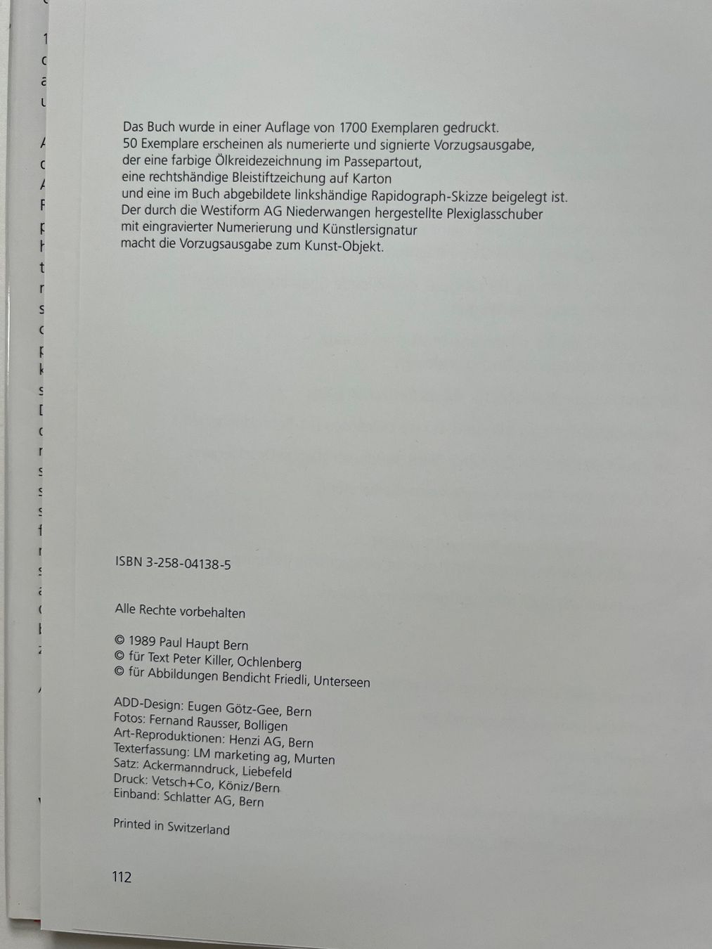 Grafica & Litografie: BUCH: Bendicht Friedli – Usato da Rain venduto da Pic-Ass 8