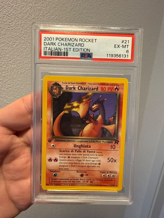 Pokemon PSA 6 Dark Charizard 1 Edition Italian (Gebraucht) in ...