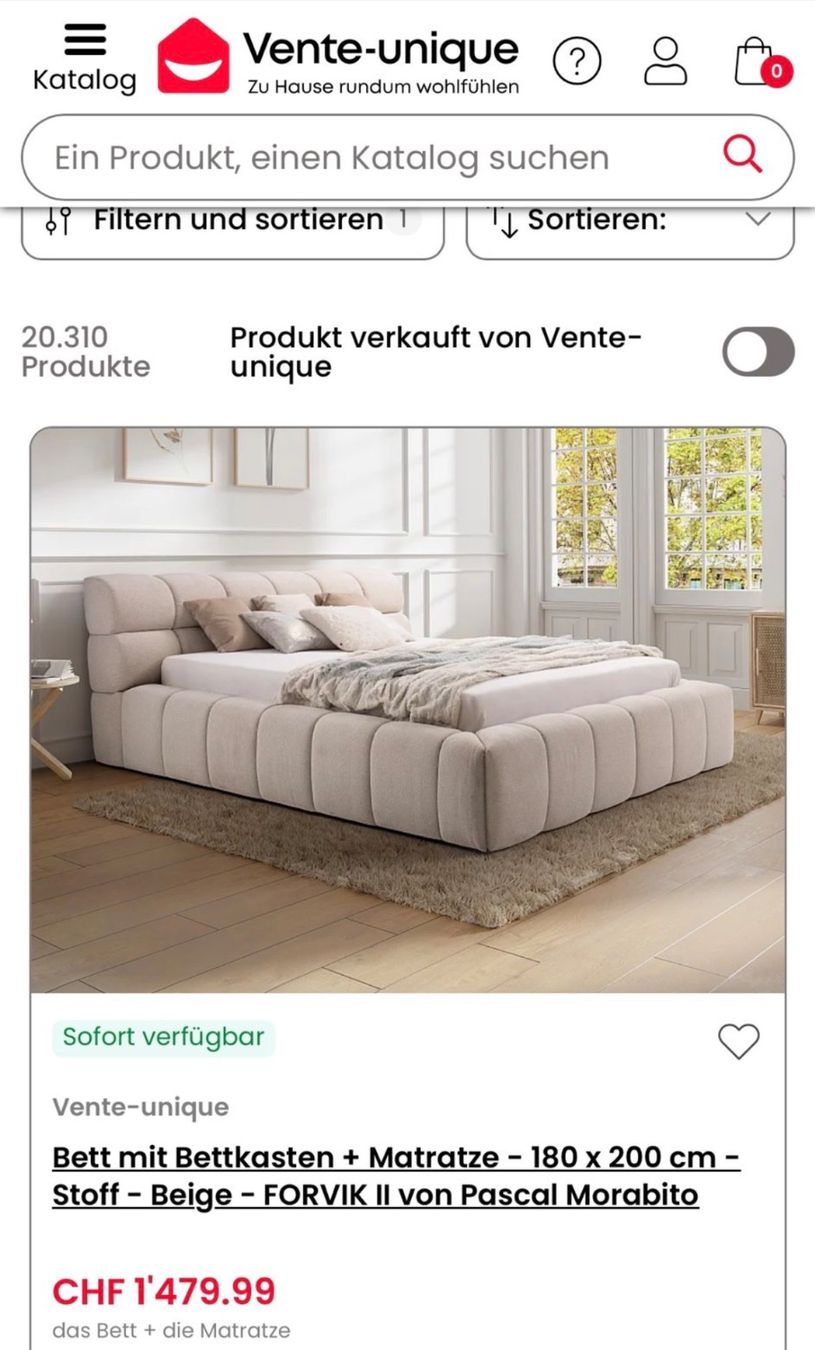 Letti: Cloud Bett / Polsterbett zu verkaufen – Usato da Zürich venduto da norasefa 1