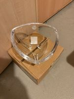 Schale Glas dreieckig mit Verpackung guter Zustand