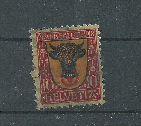 Tutti i francobolli: 1918 Pro Juventute – Usato da Trübbach venduto da Sammer51