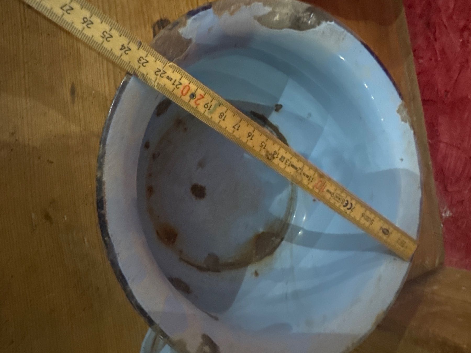 Tutte le decorazioni: Recipient émaillé ancien 2 litres - Déco vintage – Usato da Lajoux JU venduto da Briard0 1