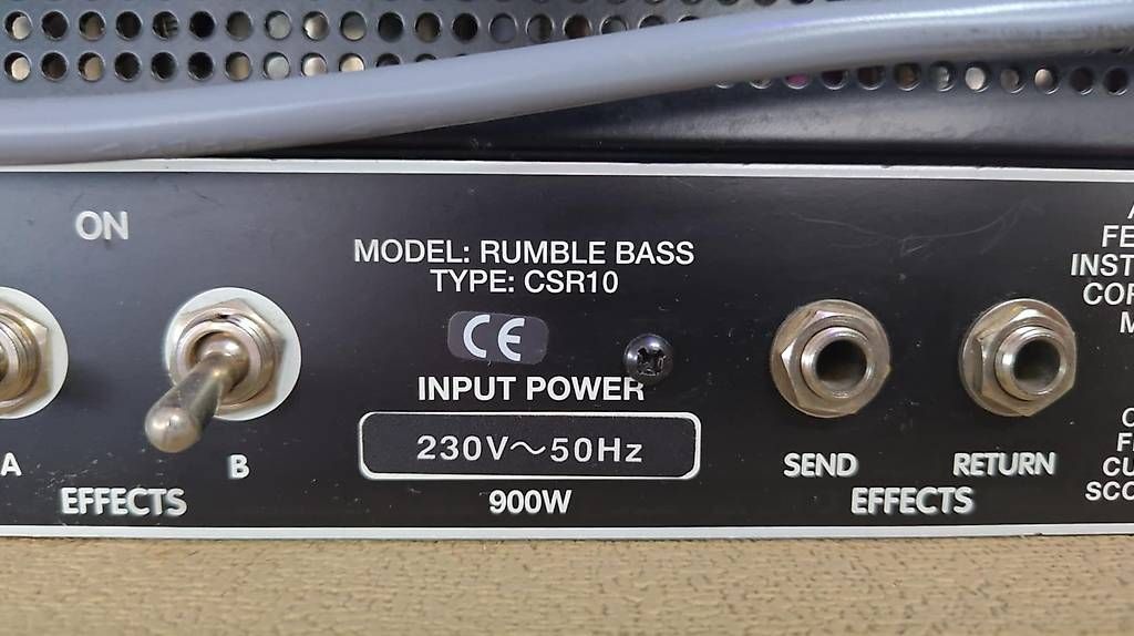 Fender Amplificatori: FenderRumble Bass Full Stack 1997 "Blonde" – Usato da Schlieren venduto da Basscenter 4