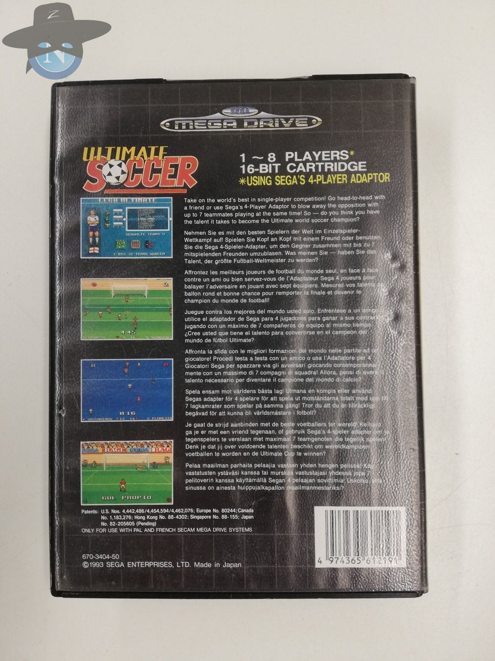 Sega Giochi: Ultimate Soccer / Sega Mega Drive / MD – Usato da St. Gallen venduto da zorro_dc 1