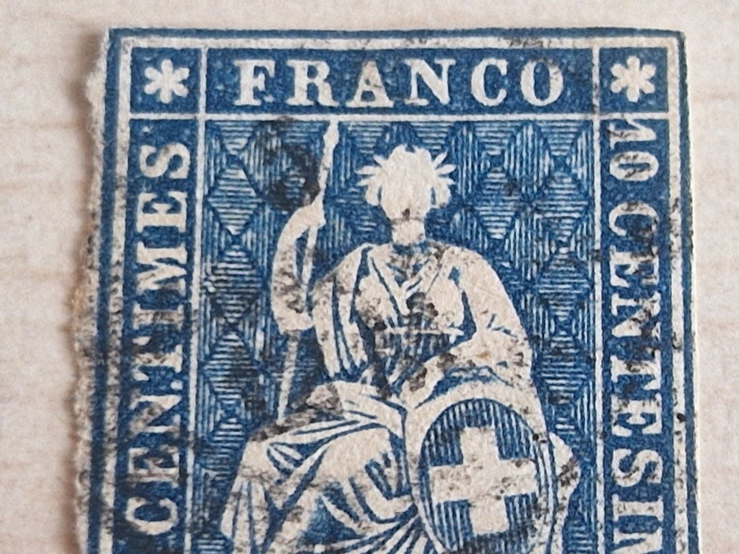 Tutti i francobolli: Strubel 23G, signiert, ab 1.- – Usato da Burgdorf venduto da Glossy01 2