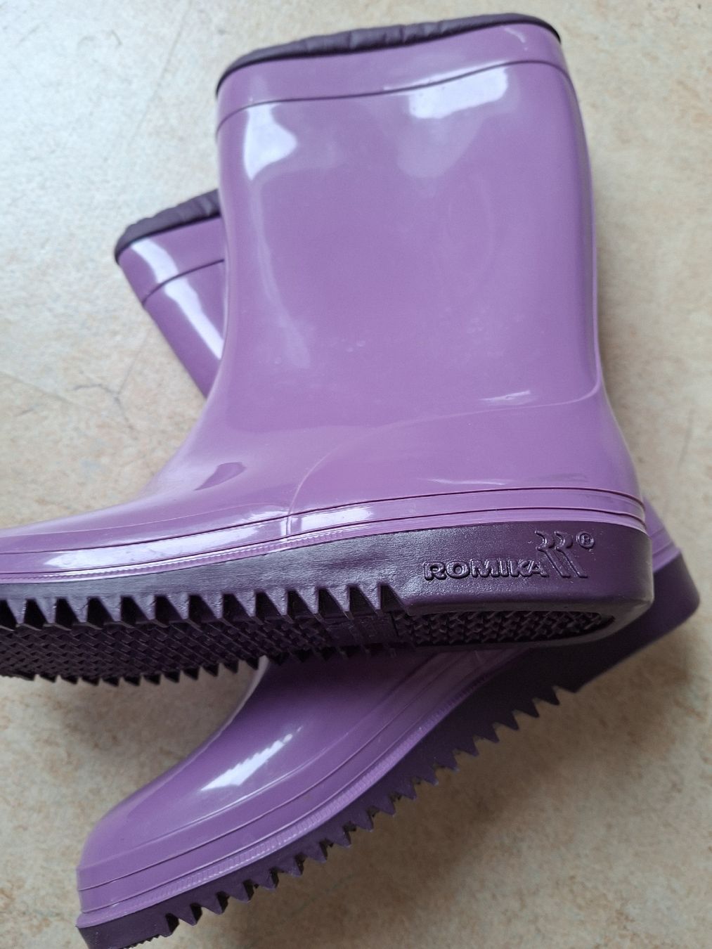 Romika Scarpe per ragazze: Gummistiefel, Lila, Grösse 35 - Romika – Usato da Klingnau venduto da vollmond36 4