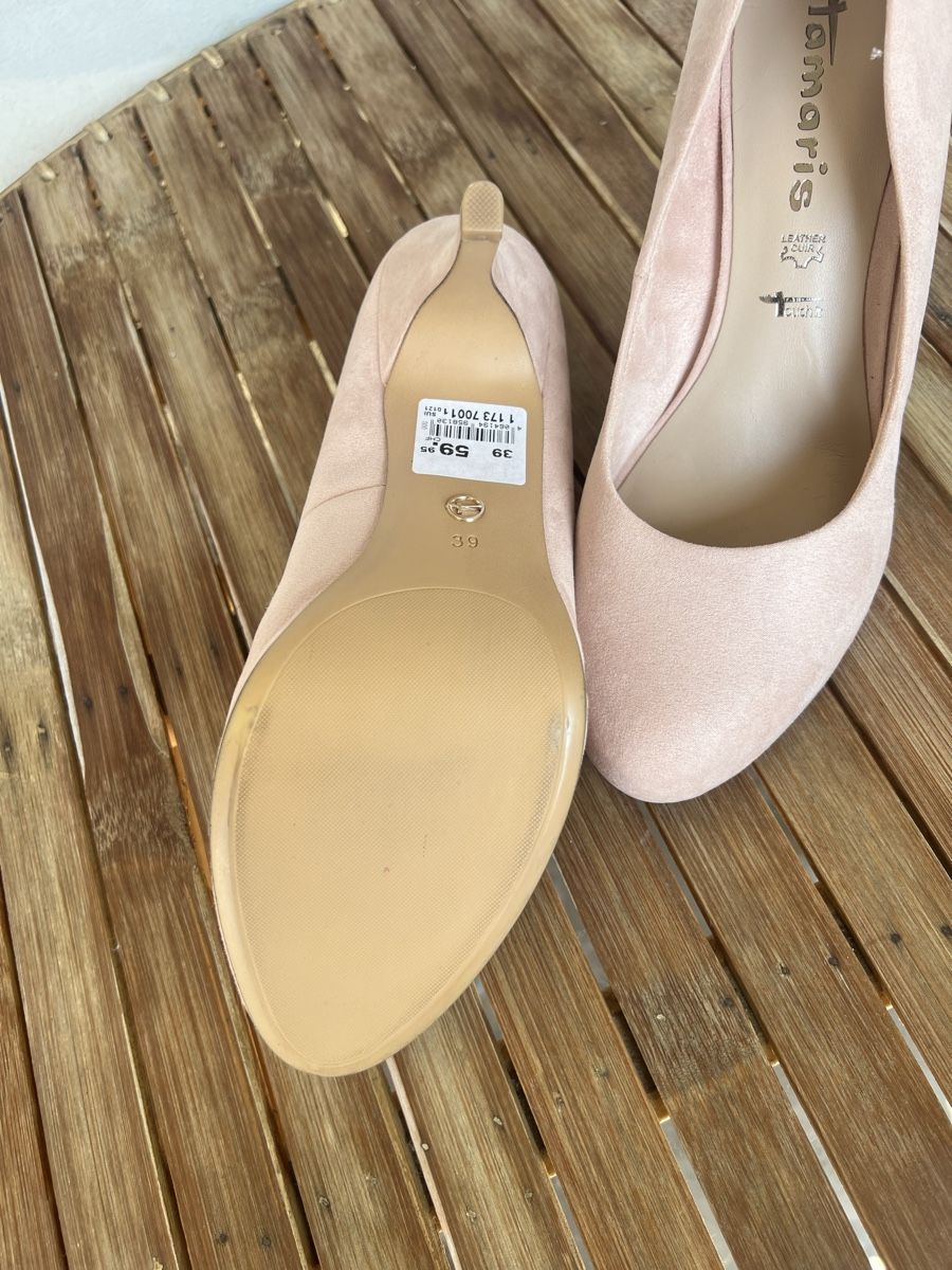 Tamaris Scarpe da donna: Tamaris Navy Klassische Pump Gr. 39 – Nuovo e nell'imballaggio originale da Spreitenbach venduto da Opfikoner1 4