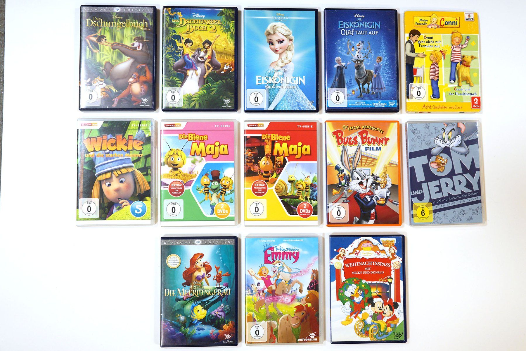 Alle DVDs: 13 Kinder DVDs – Gebraucht aus Buochs von chicco64