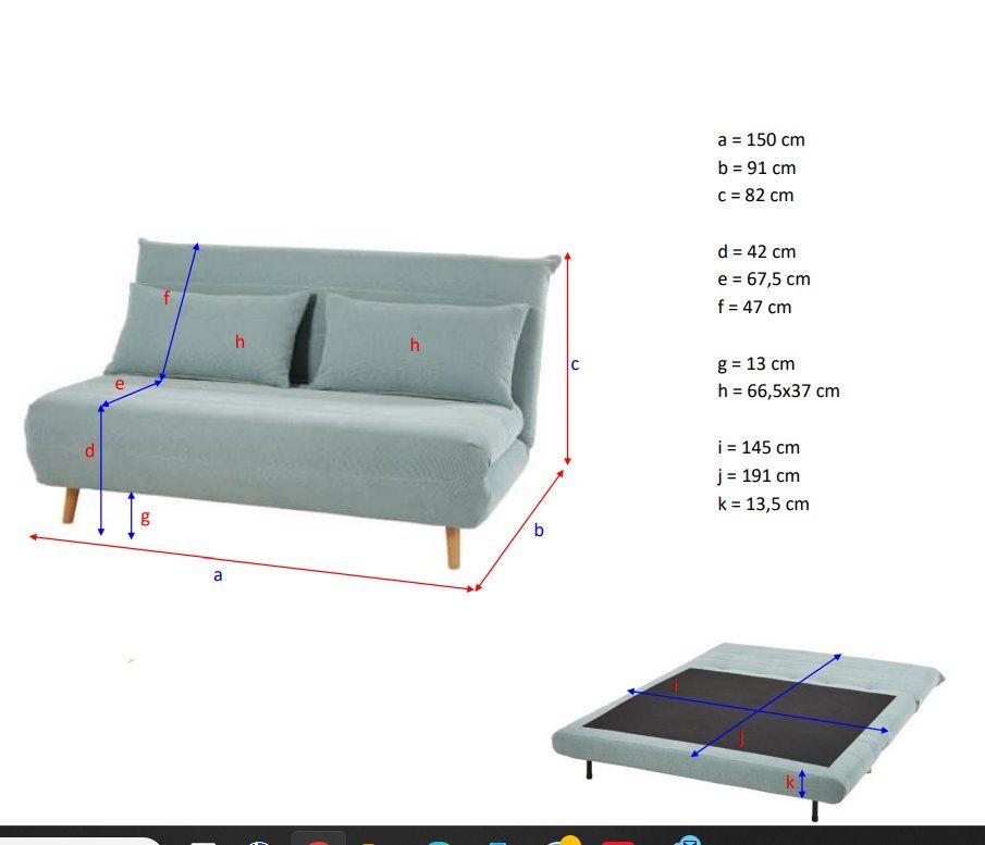 Maisons du monde Divani: Sofabett – Usato da Winterthur venduto da Moira91 3