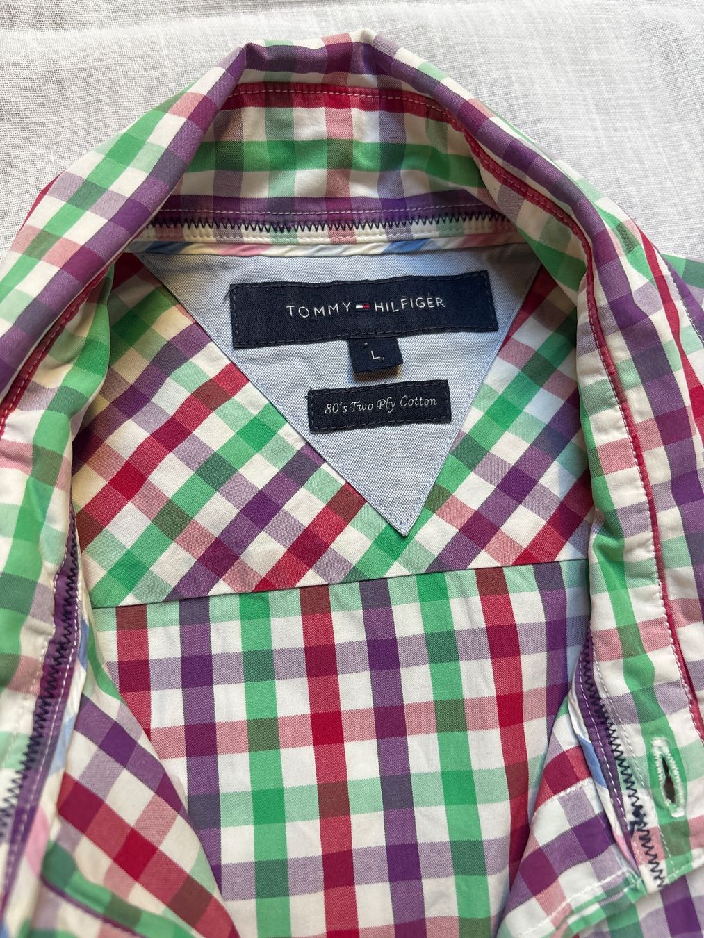 Tommy Hilfiger Camicie: Tommy Hilfiger Kurzarmhemd L – Usato da St. Gallen venduto da Leandro.K