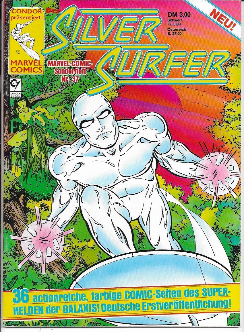 Comics: Marvel Comic Sonderheft Nr. 37 Silver Surfer, 1989 – Gebraucht aus Winterthur von Wolfensberg