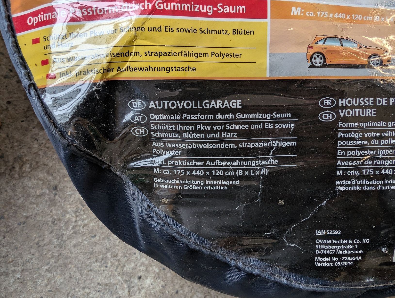 Abdeckhülle: Autovollgarage – Gebraucht aus Baar von Rbelcanto 2