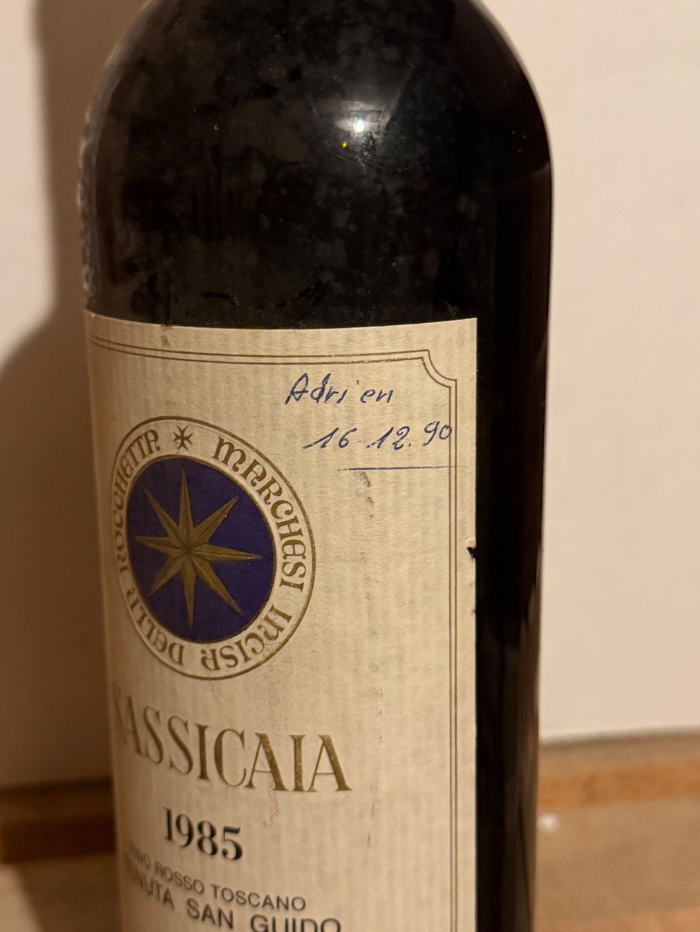 Vino: EXCEPTIONNEL !!! SASSICAIA 1985 Millésime du siècle – Nuovo (secondo la descrizione) da Roche VD venduto da avediscipule 4