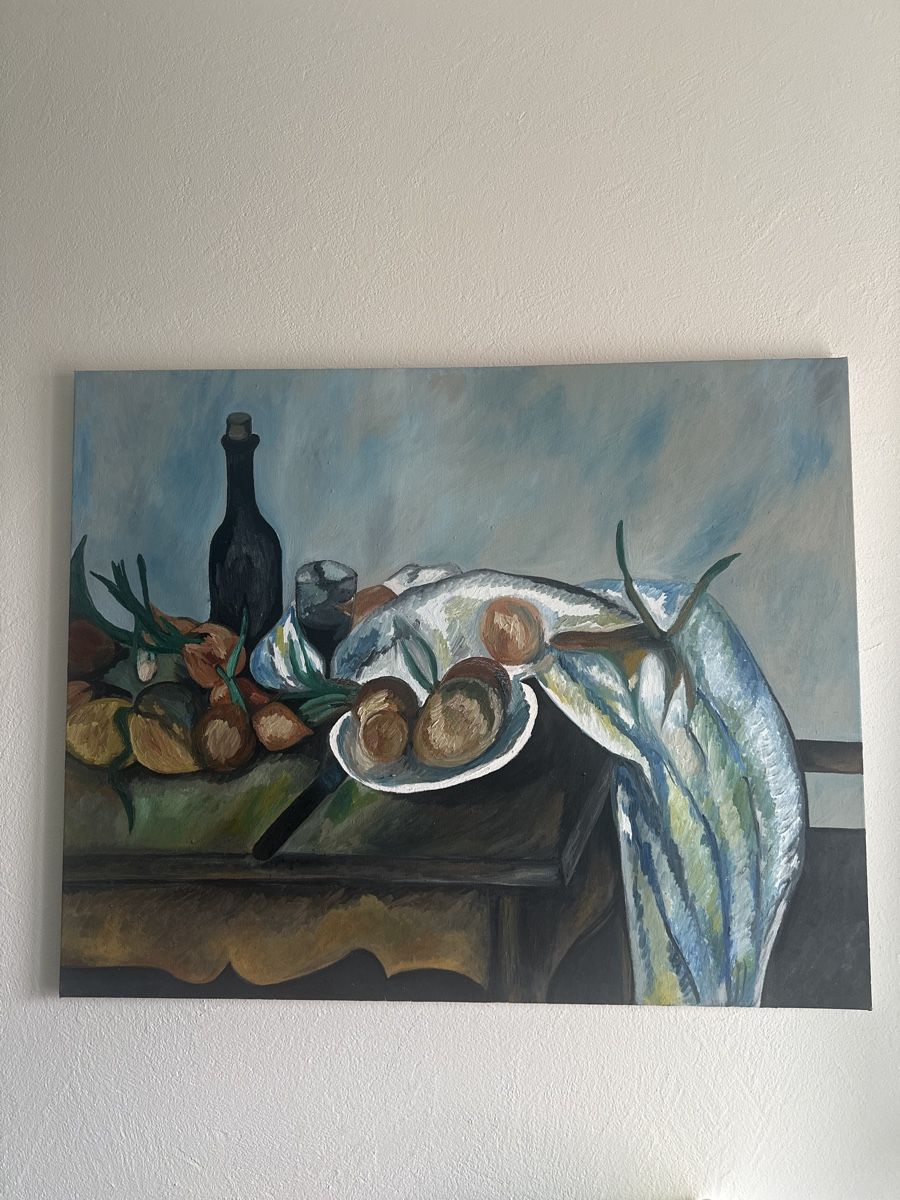 Dipinti: Gemälde, Öl auf Leinen 80x100 cm – Usato da Zürich venduto da bad_9brl