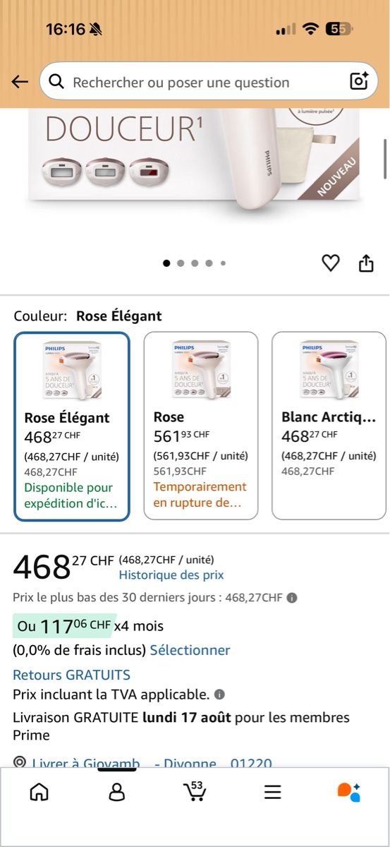 Philips Lumea 9000 IPL appareil d'epilation corps et visage (Neu und ...