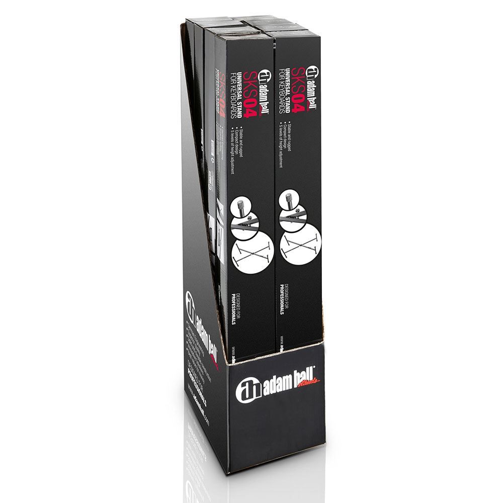 Supporti per strumenti musicali & leggii: Adam Hall Stands SKS 04 - Keyboardständer schwarz – Nuovo e nell'imballaggio originale da Däniken SO venduto da Profog1 6